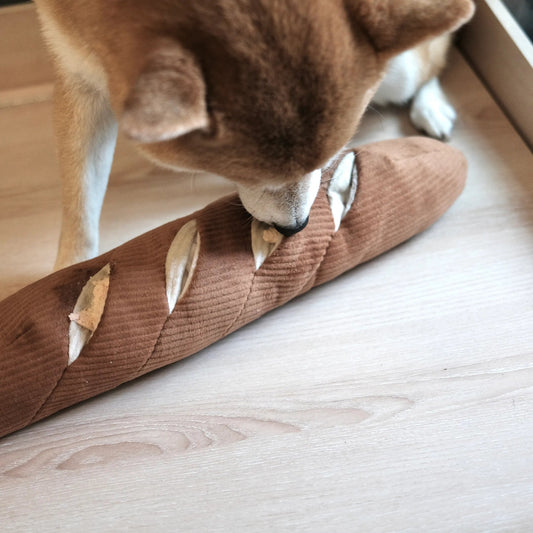 BAGUETTE Enrichment Pockets + Squeaky