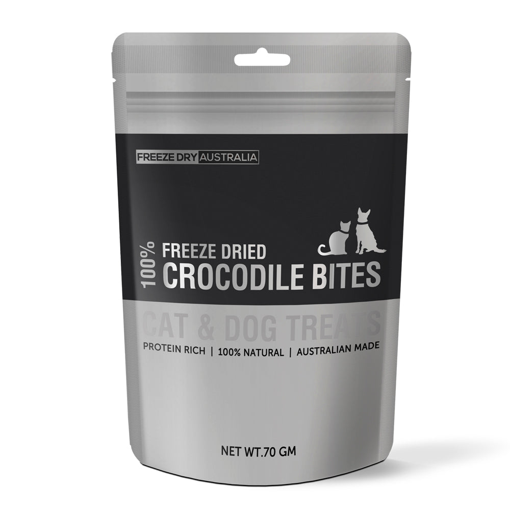FREEZE DRIED CROCODILE BITES