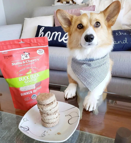 Stella & Chewys Freeze-Dried Dog Food - Duck Duck Goose Patties