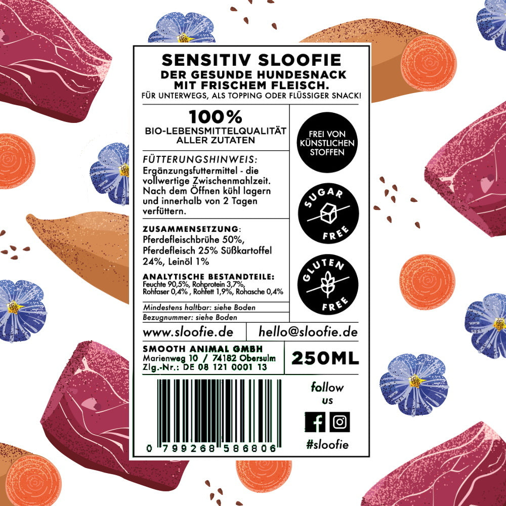Dog Smoothie - Sensitive (Horse)
