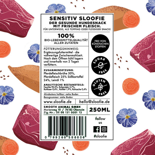 Dog Smoothie - Sensitive (Horse)