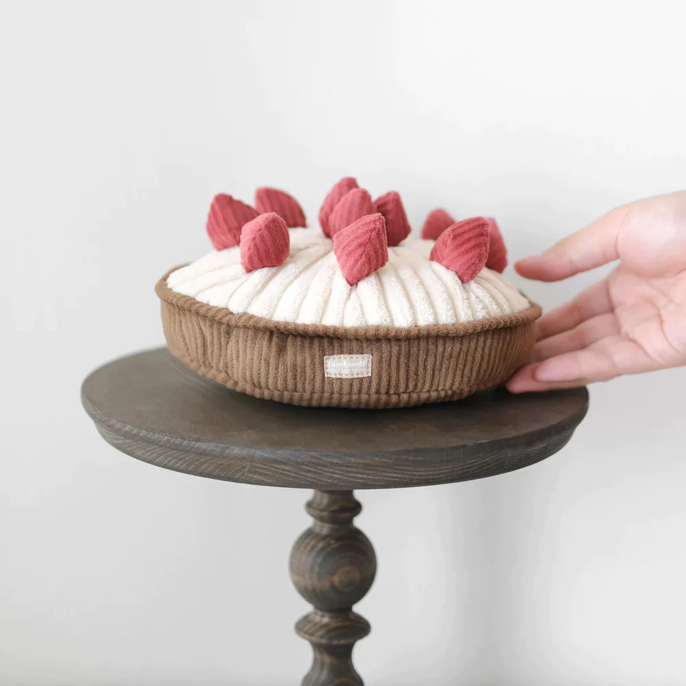 BERRY TART snuffle + squeaky toy