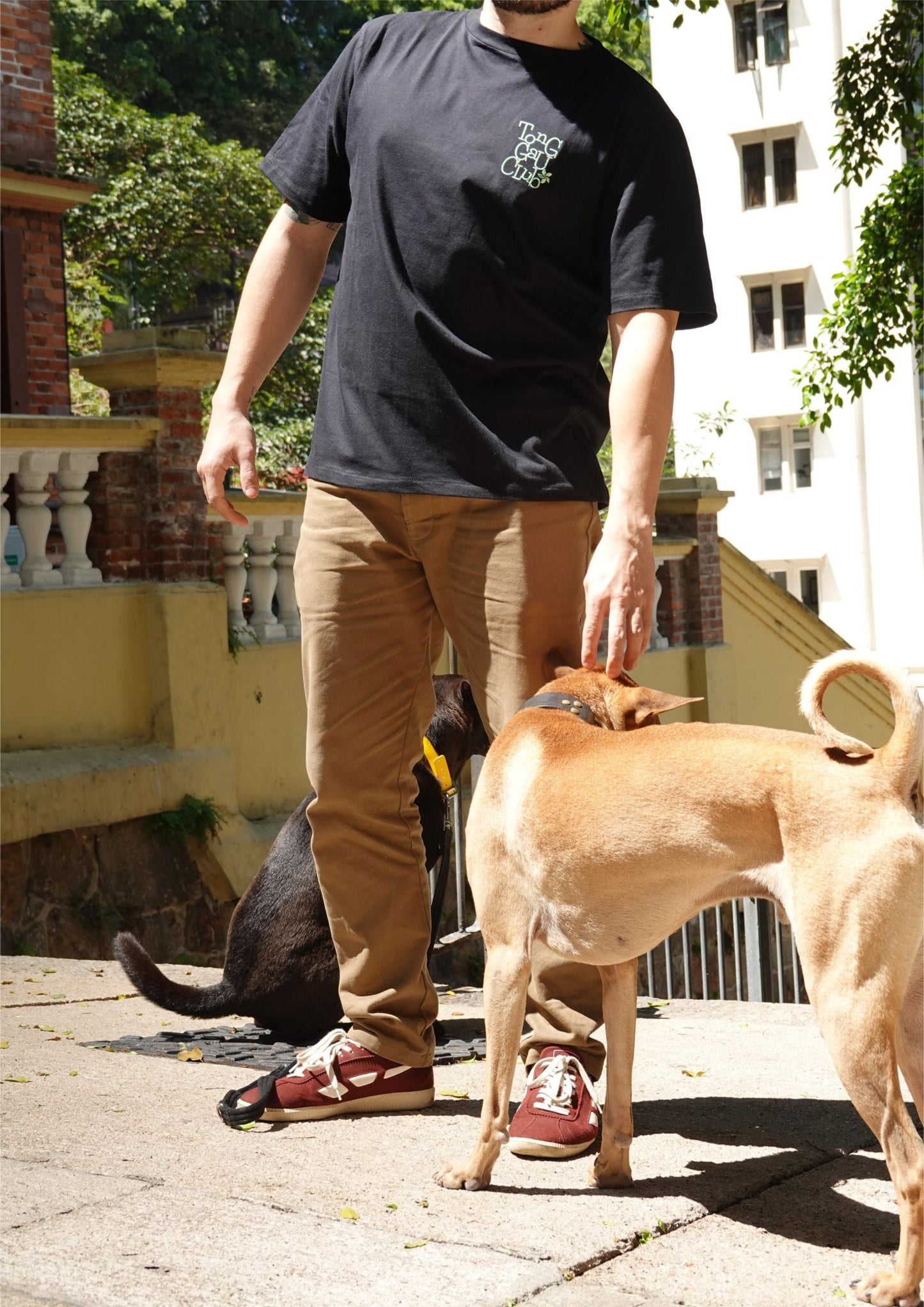 “Tong Gau Club” Embroidered Tee