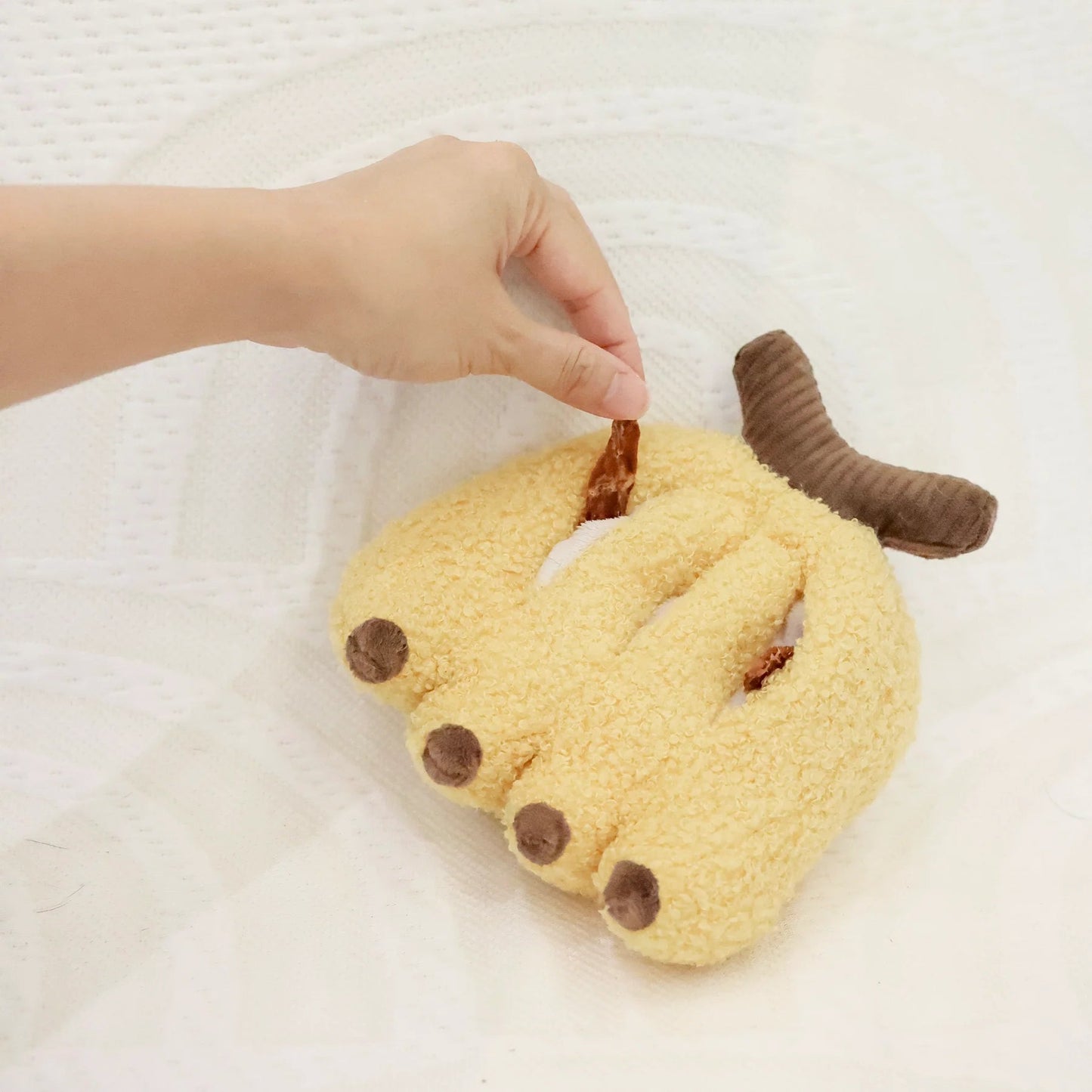 Banana - Squeaky + Snuffle Toy