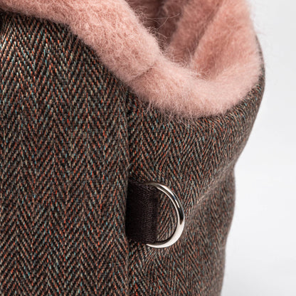 Dog Carrier Milano Herringbone Brown