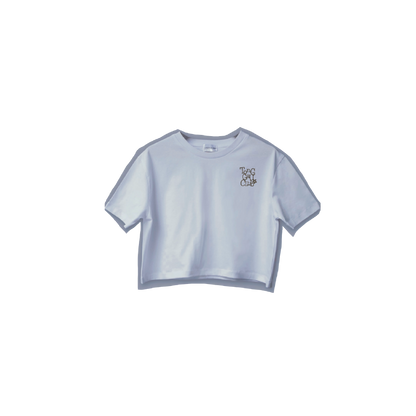“Tong Gau Club” Embroidered Crop Tee