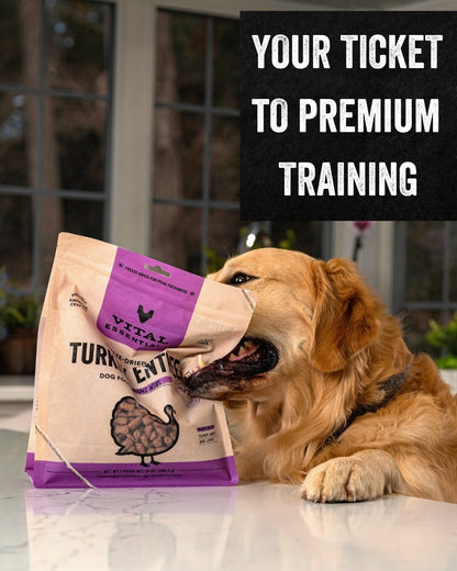 Vital Essentials - Freeze Dried Raw Dog Food - Turkey Mini Nibs