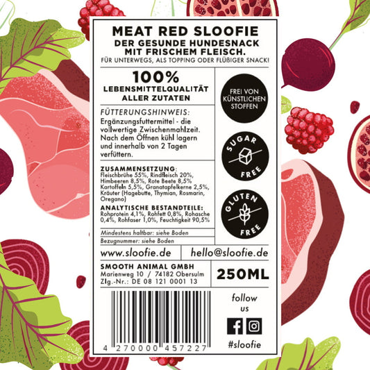 Dog Smoothie - Meat Red (Beef)