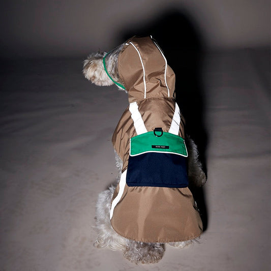 Reflective Raincoat with Pocket