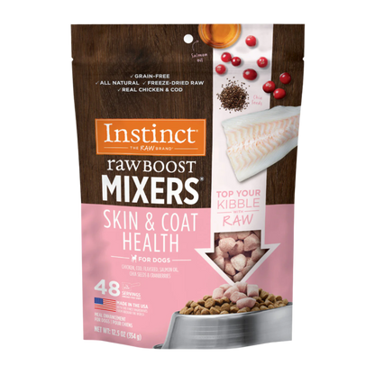 Instinct - Dog Food Raw Boost Mixers - Skin & Coat Health 5.5oz