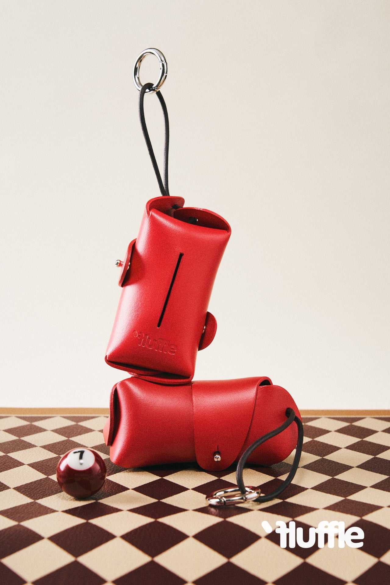 Leather Poop Bag Carrier
