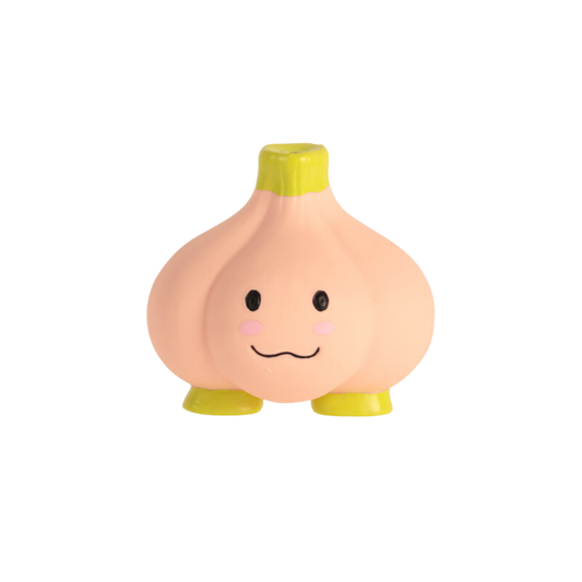 Garlic Man Rubber Dog Toy