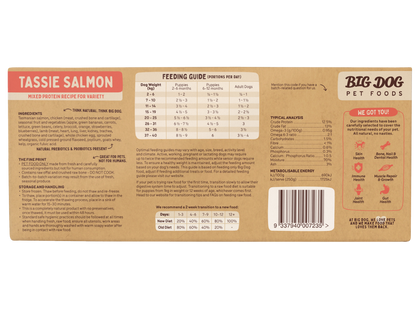 Frozen Raw Dog Food - Tassie Salmon