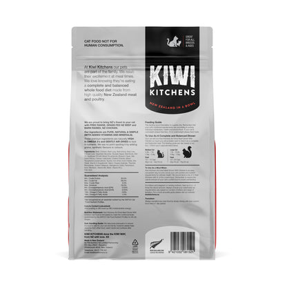 Kiwi Kitchens Gently Air-Dried Cat Food - Beef With Chicken